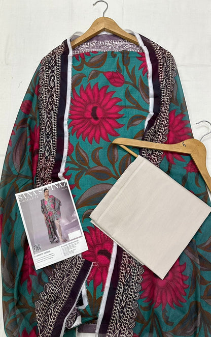 Sana Safinaz, Digital Printed Lawn Shirt 8 colours