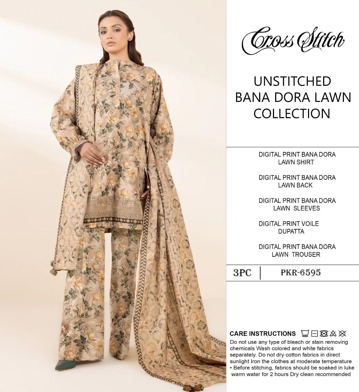 100% ORIGINAL AIRJET BANA DORA LAWN COLLECTION 2026*