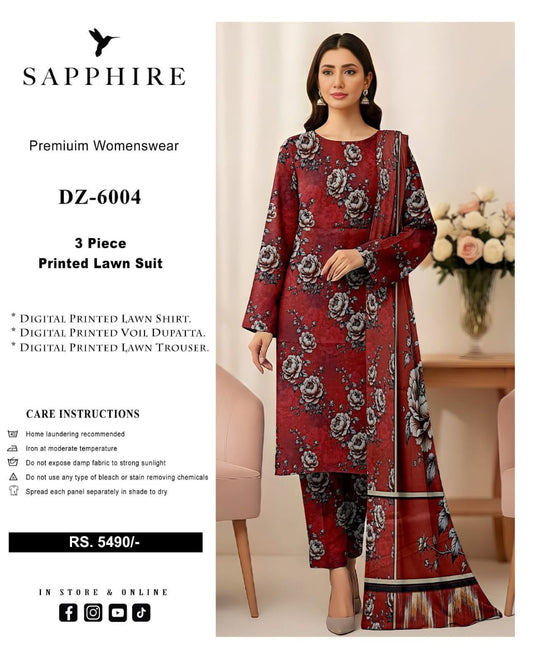 Sapphire 3 piece Printed*Summer 2k26 collection_*