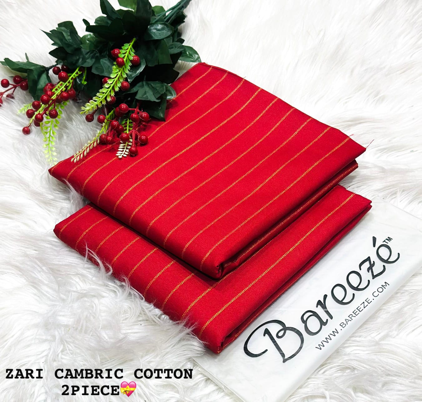 ZARI Cambric cotton, 2 Pcs Collection*