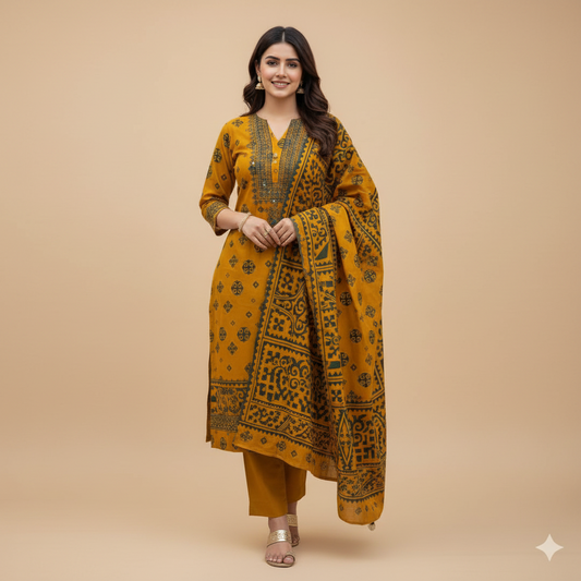 Premium lawn,cotton printed 3-pcs V-Gala Embroidery