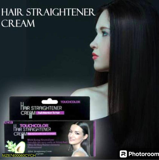 Hair straightener cream