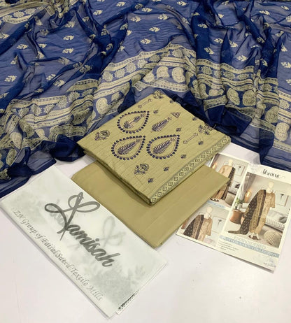 LAWN EMBROIDARY 3PC COLLECTION*