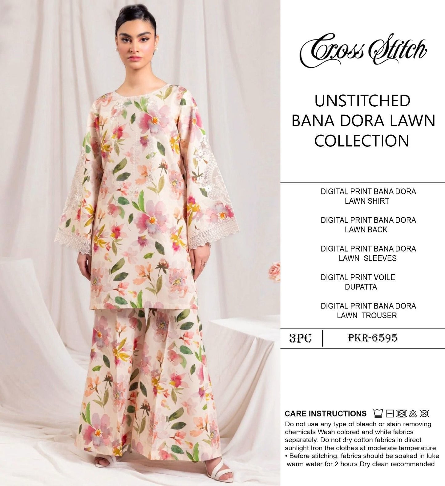 100% ORIGINAL AIRJET BANA DORA LAWN COLLECTION 2026*