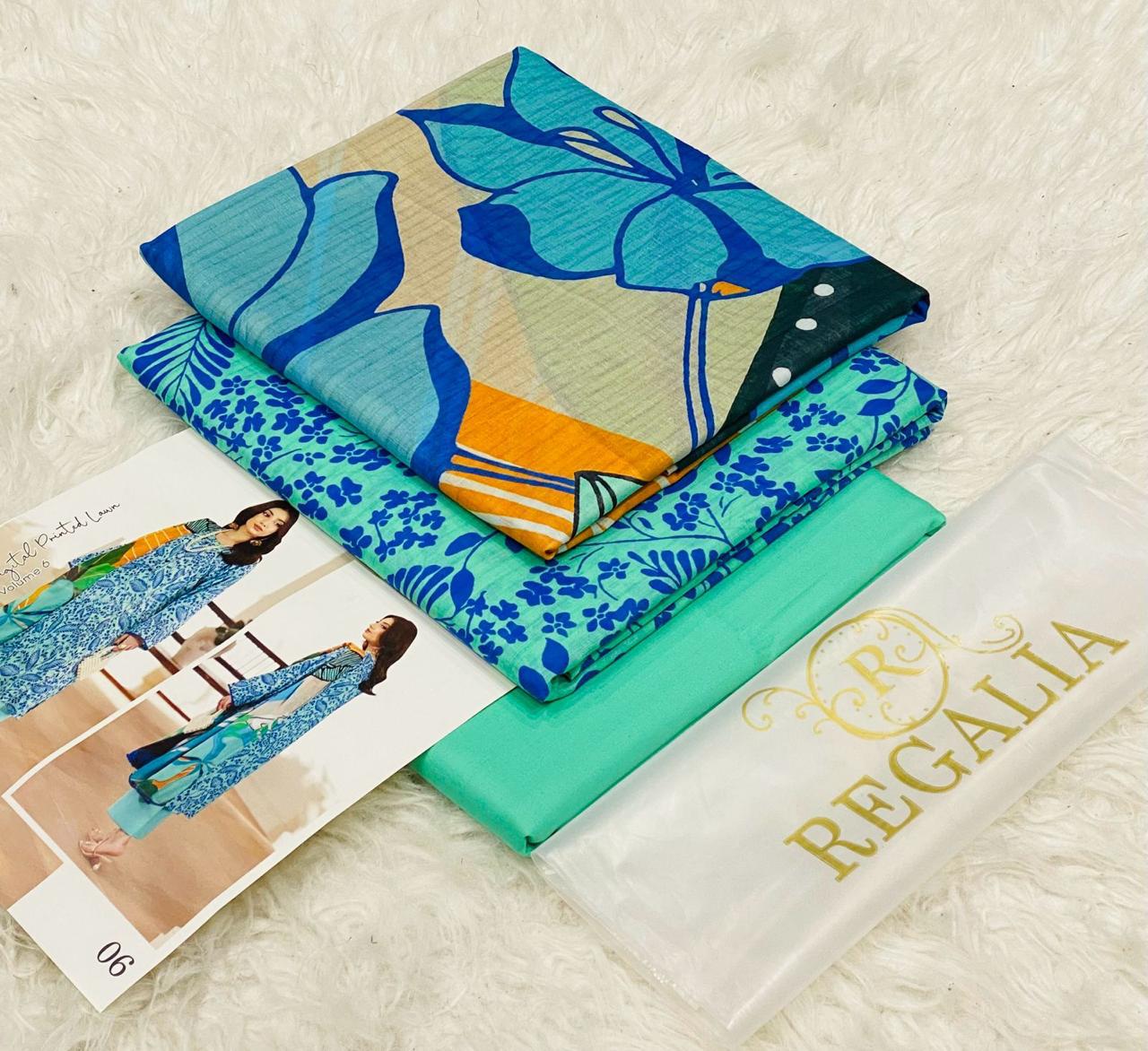 REGALIA,SALINA SEPRATES LAWN LATEST VOL, 2026, ORIGINAL 💯 18 COLORS