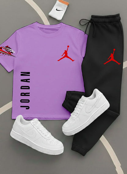Jordan,Printed Track Suits for Men & Boys, T-Shirts + Trousers (Set) 11 colors