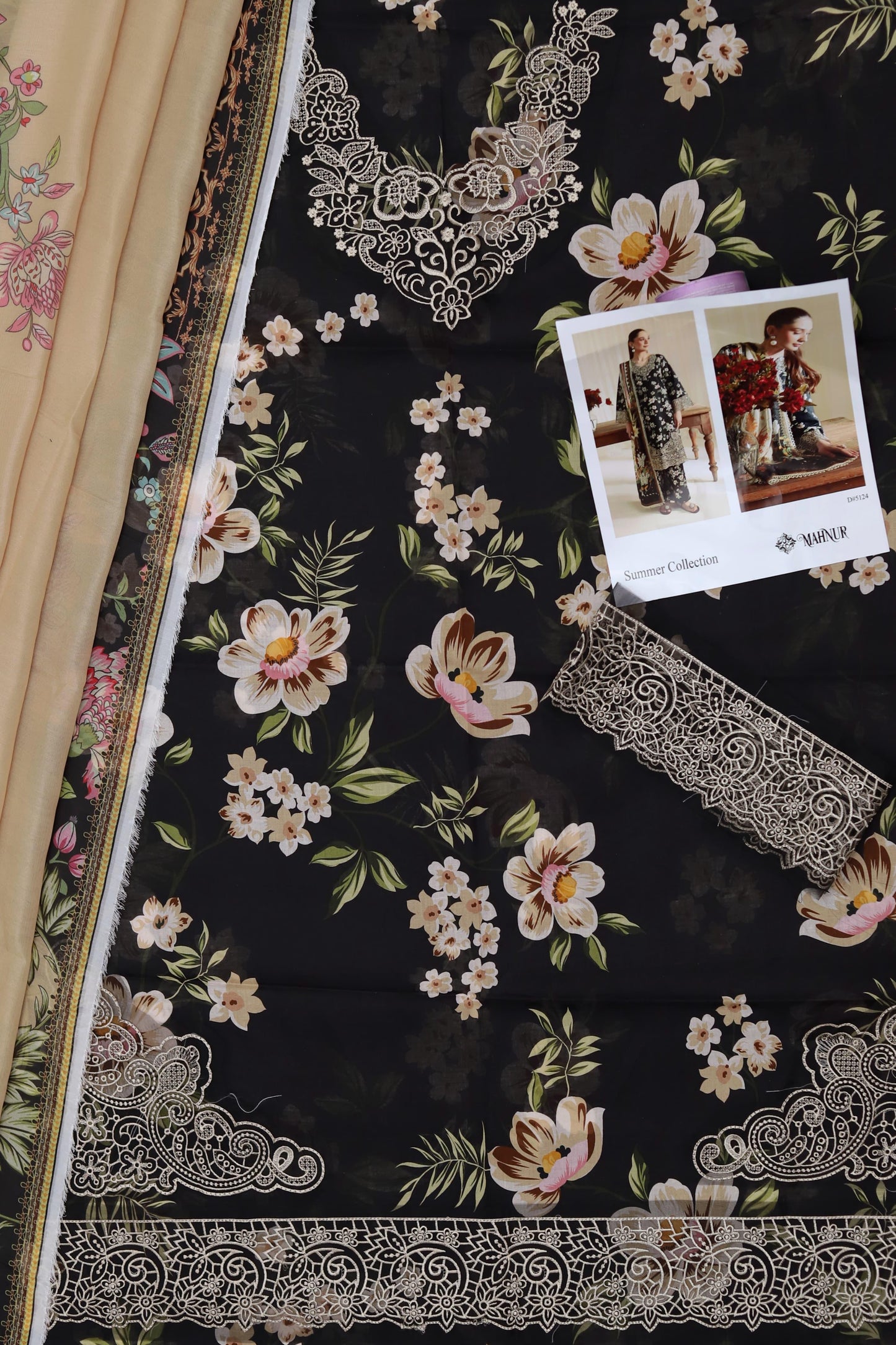LAWN, 3Pc, Front  Embroidered Printed.