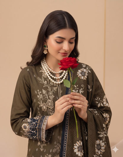 MARIA.B digital printed and Front head embroidered Lawn, new arrival