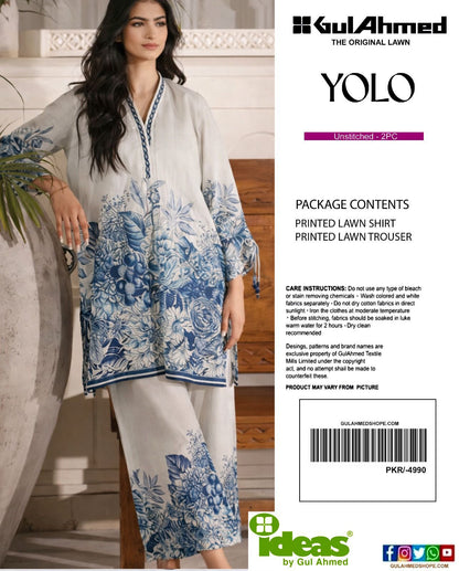 GUL-AHMAD YOLO TWO PC CO-ORD SETS