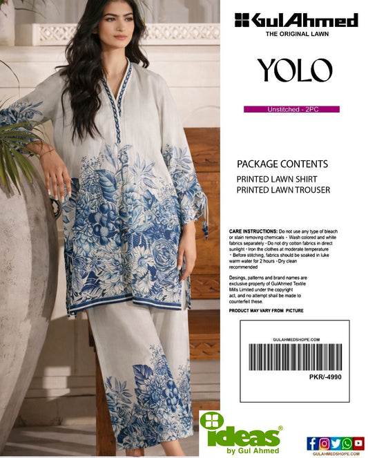 GUL-AHMAD YOLO TWO PC CO-ORD SETS