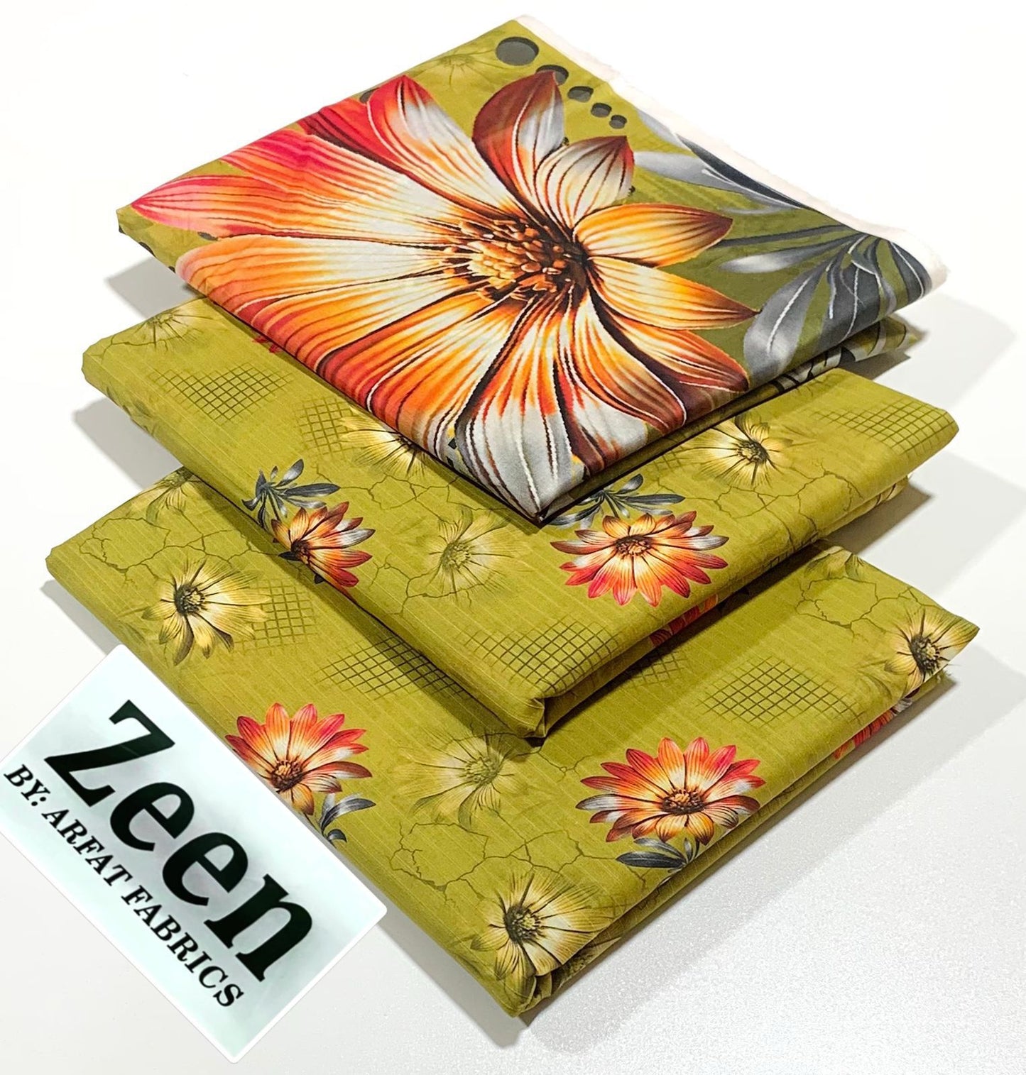 Zeen LAWN 3PC ⁠PRINTED LAWN* SHIRT & DUPATA, 50 colours and designs