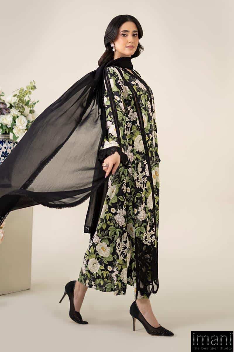 LAWN 3Pc,Front Printed*Daman Embroidery Patch 2K26 article