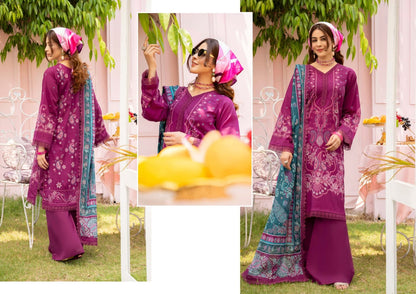 RAABI-Printed Luxury Lawn Shirt 9 colors