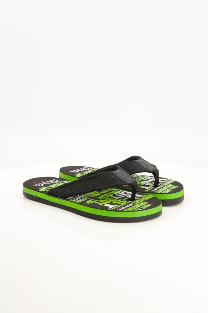 Black camel flip flop