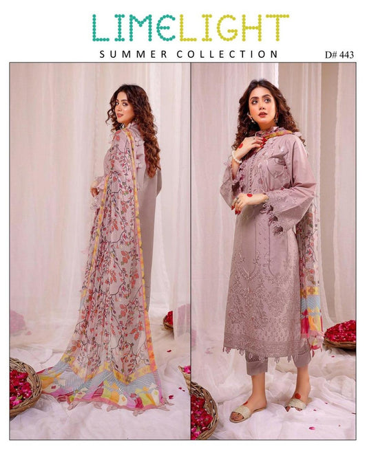 Women unstitched dress 3pcs