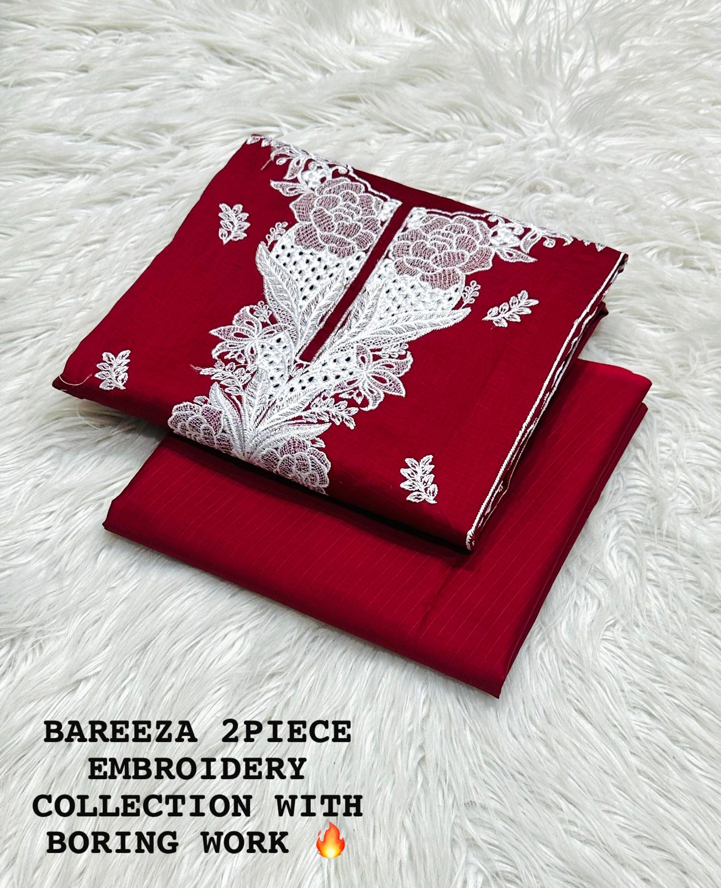 Breeza embroidered heavy boring ,10 colors