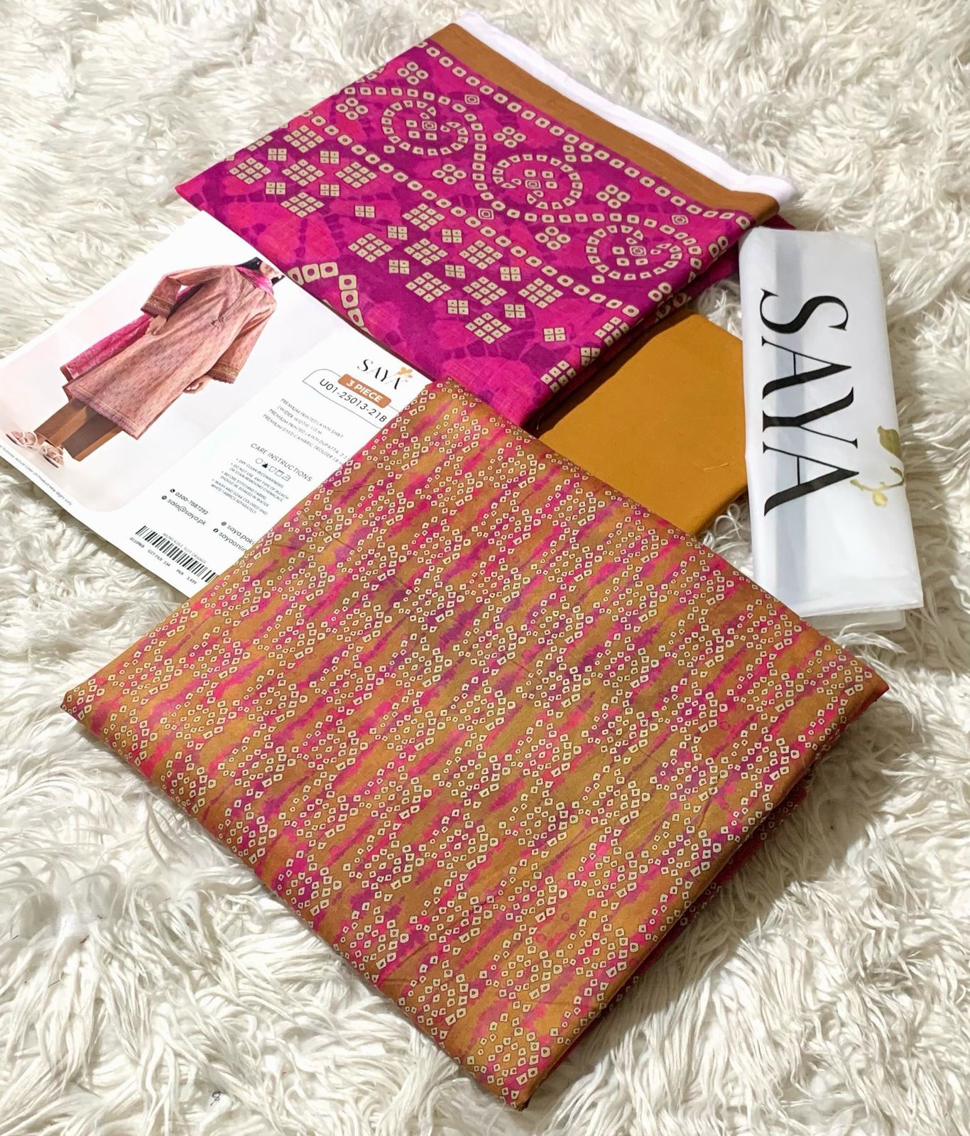 SAYA,LAWN 3PC COLLECTION, 2026