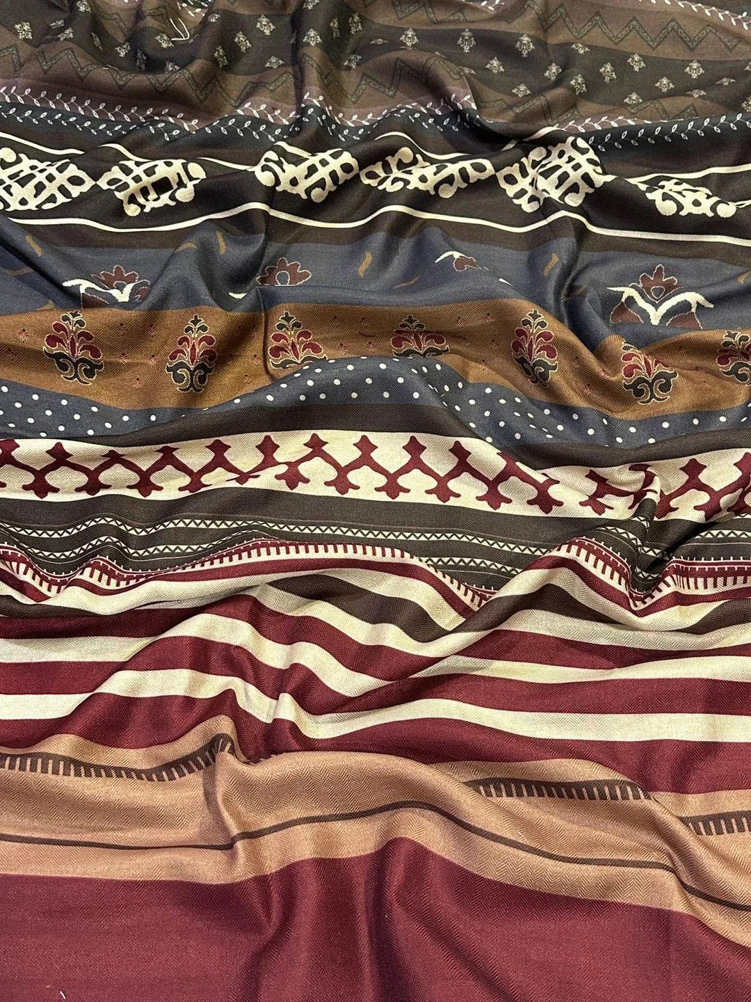 Women unstitched embroidered dress 3pcs