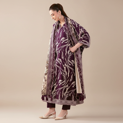 NISHA, by Nishat, Premium Printed Lawn Tana Dora Shirt