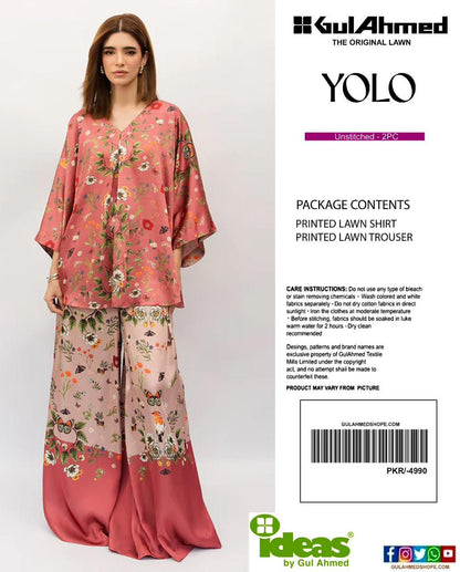 GUL-AHMED YOLO TWO PC CO-ORD SET
