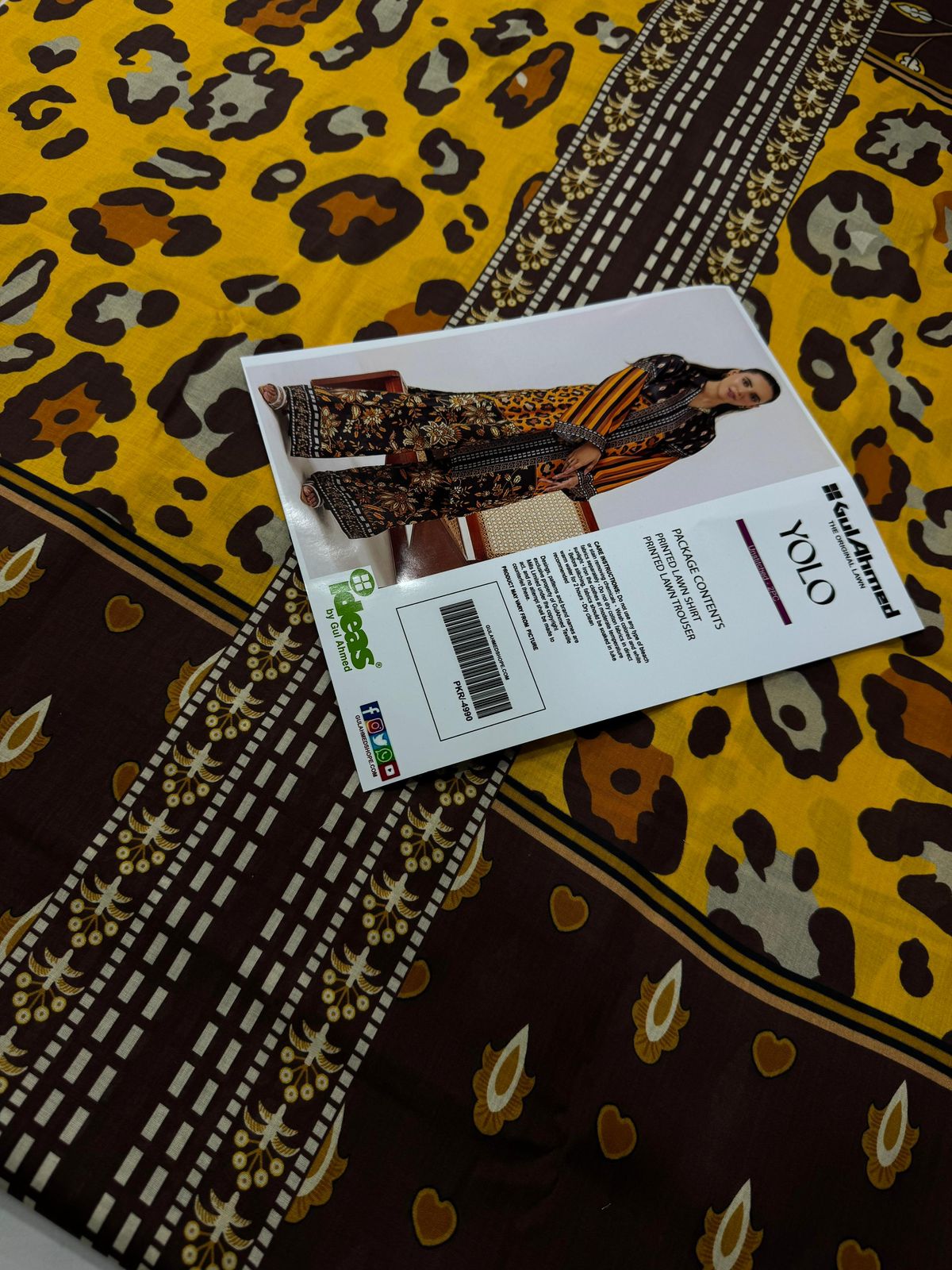 GUL-AHMAD YOLO TWO PC CO-ORD SET