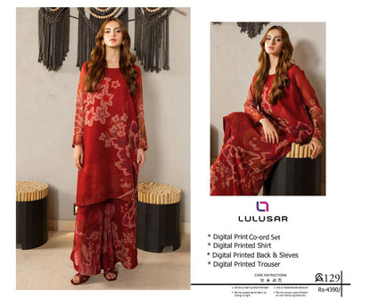 Lulusar co-ord,quality lawn 90/88, 6 colors