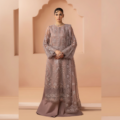 Chiffon embroidered