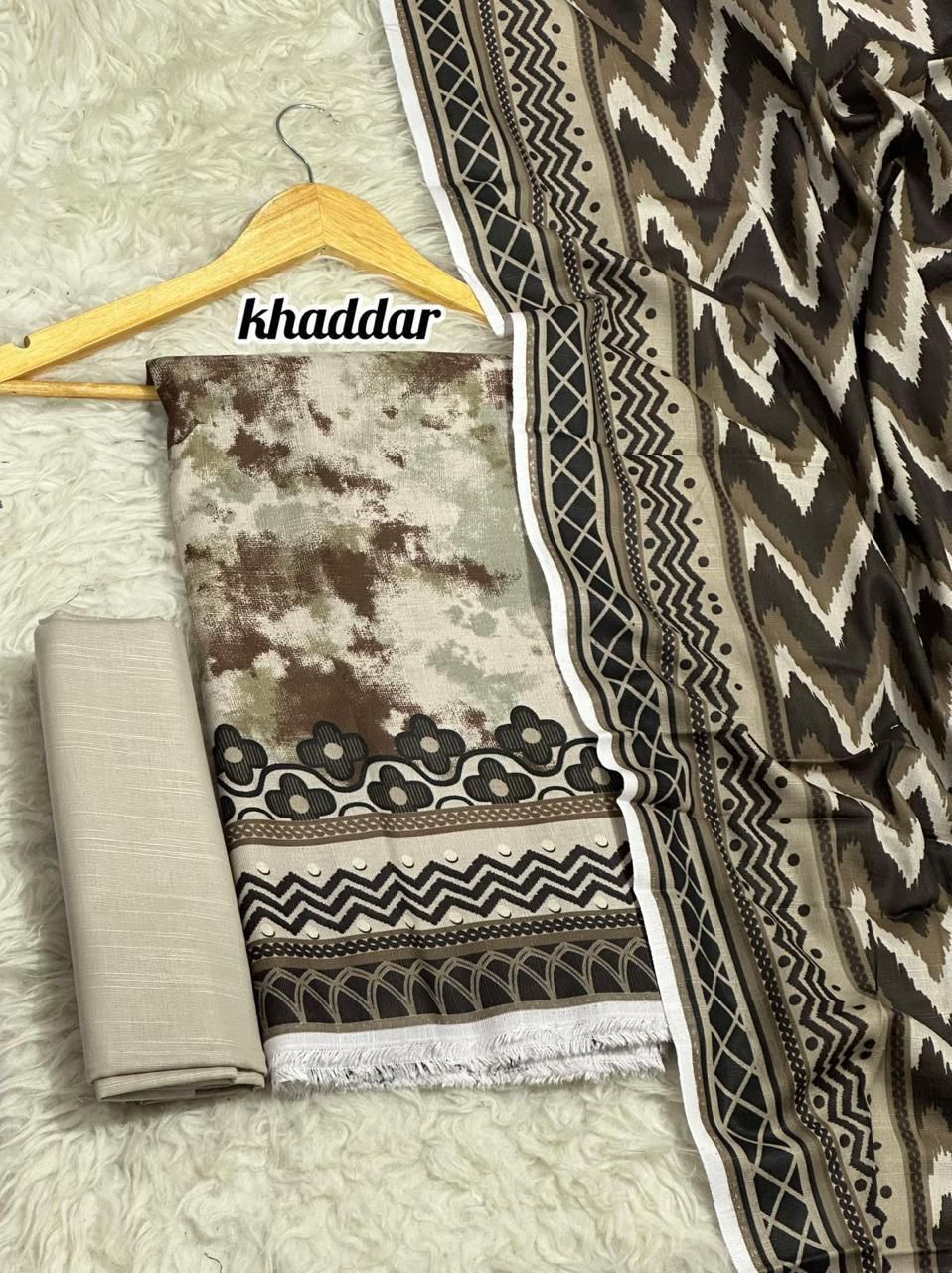 Ladies winter Khaddar dress