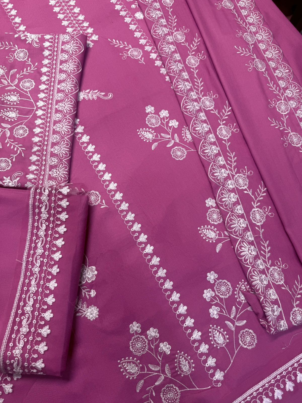 Ladies winter collection UnStitched Embroidered