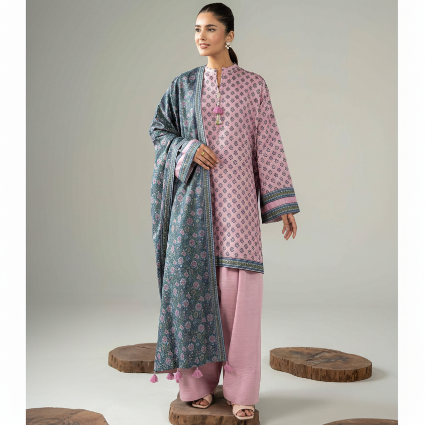 NISHA, by Nishat, Premium Printed Lawn Tana Dora Shirt