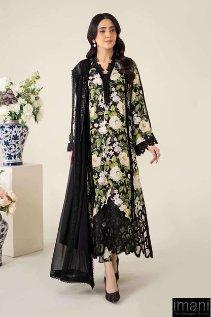 LAWN 3Pc,Front Printed*Daman Embroidery Patch 2K26 article