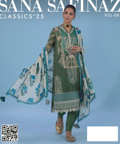 Sana Safinaz, Digital Printed Lawn Shirt 8 colours