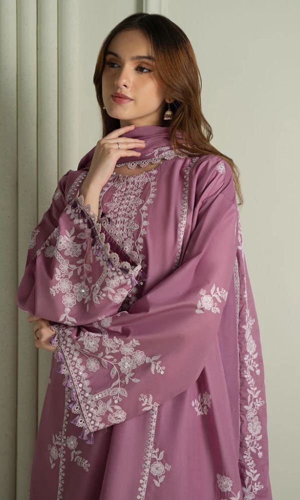 Ladies winter collection UnStitched Embroidered