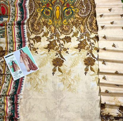 Limelight Banadora printed lawn shirt, trouser & dupatta