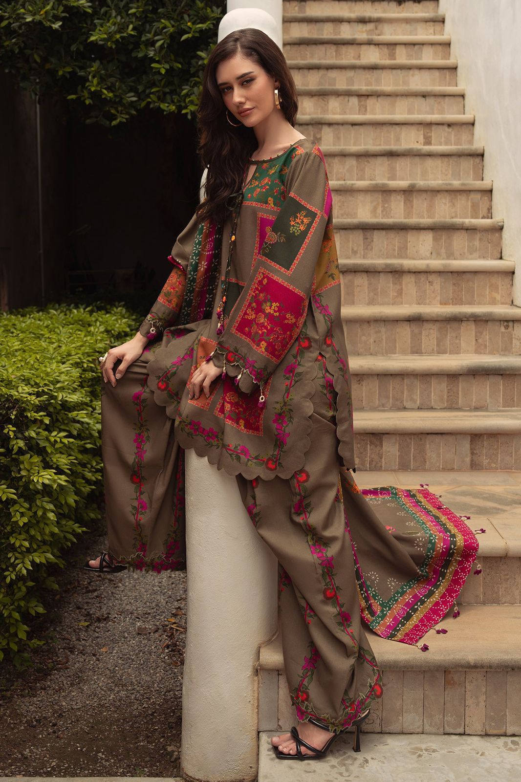 Charizma, Chiffon Duppata 3pc Lawn Collection