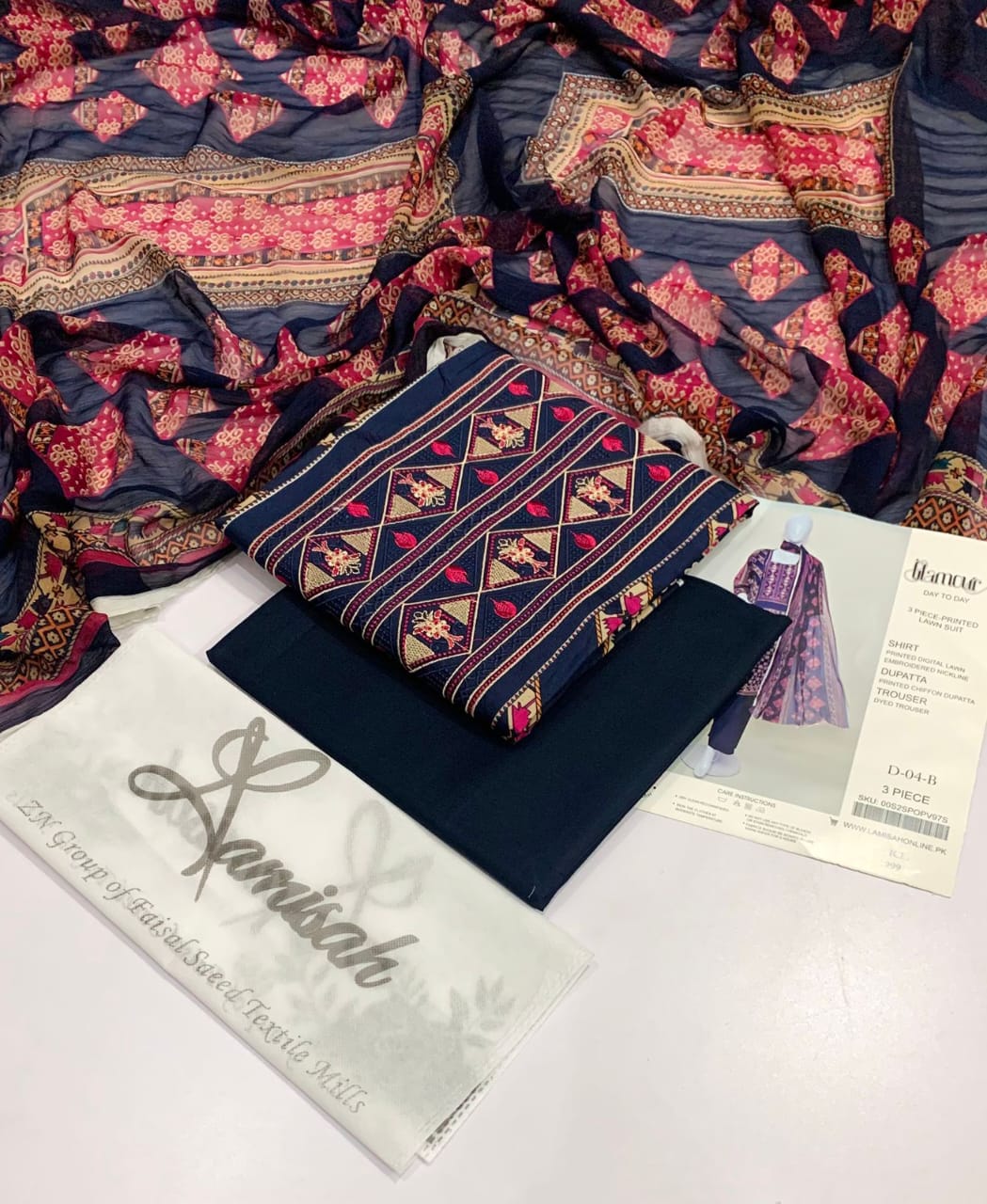 LAWN EMBROIDARY 3PC COLLECTION*