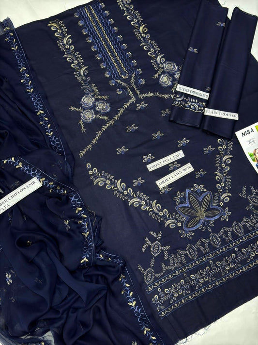 DANANEER”SUMMER LAWN EDITION 2026”LAWN 3pc Quality (90/70)