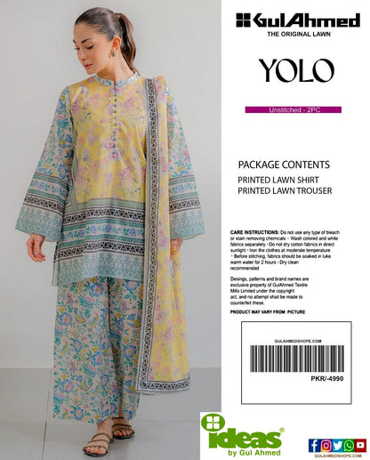 GUL-AHMAD YOLO TWO PC CO-ORD SETS
