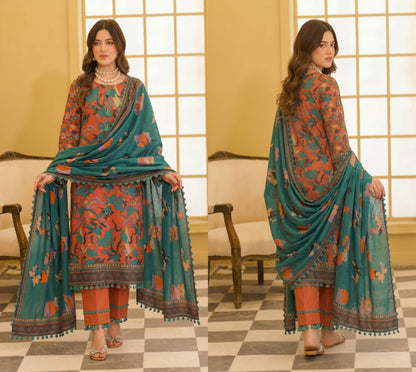 EMIRAH digital printed  lawn 9 colors vibrant color