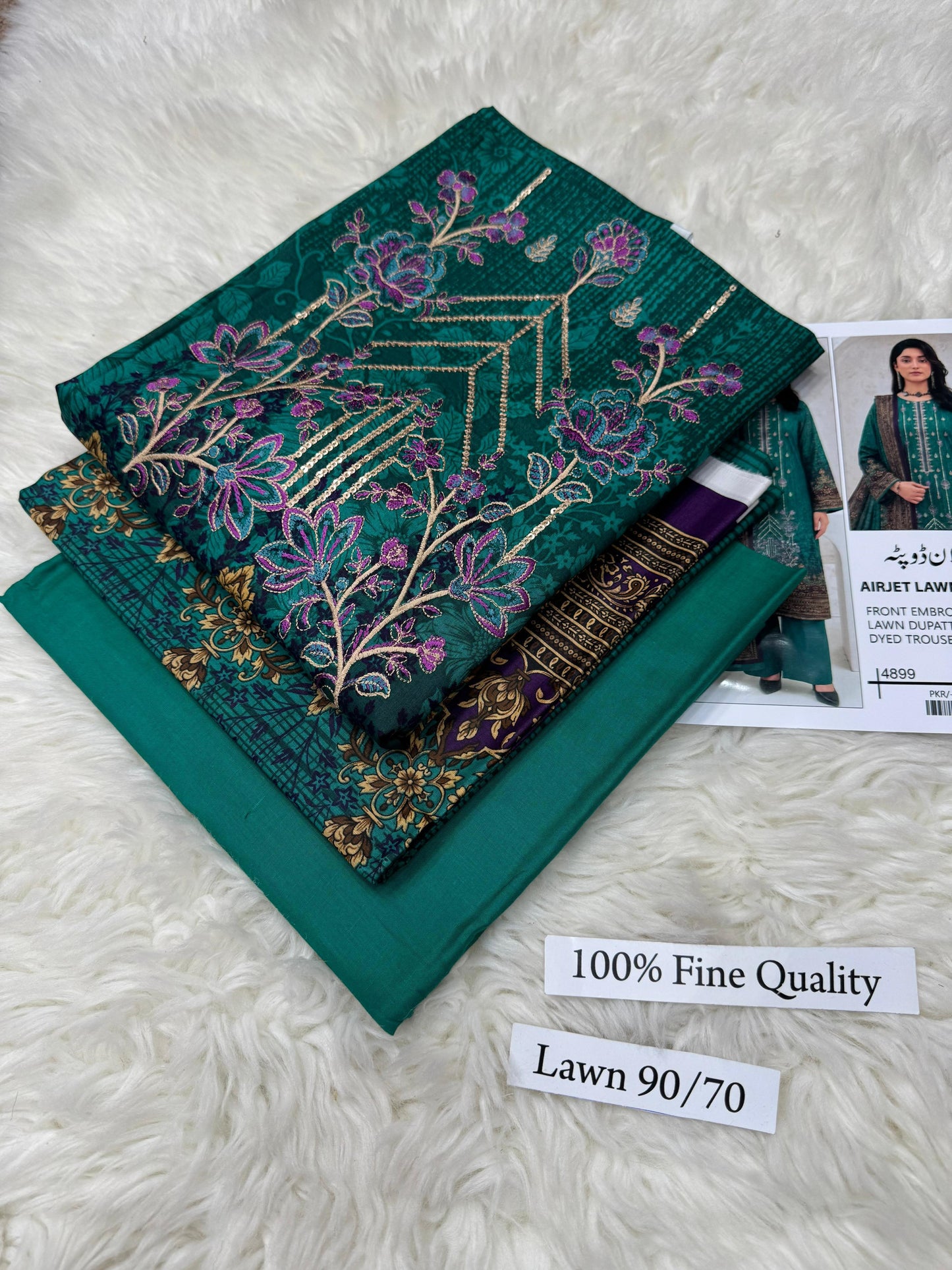 Lawn with dupatta