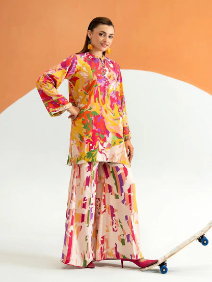 Gul- Ahmed, 02 PCS, printed UnStitched dress, Lawn90’88