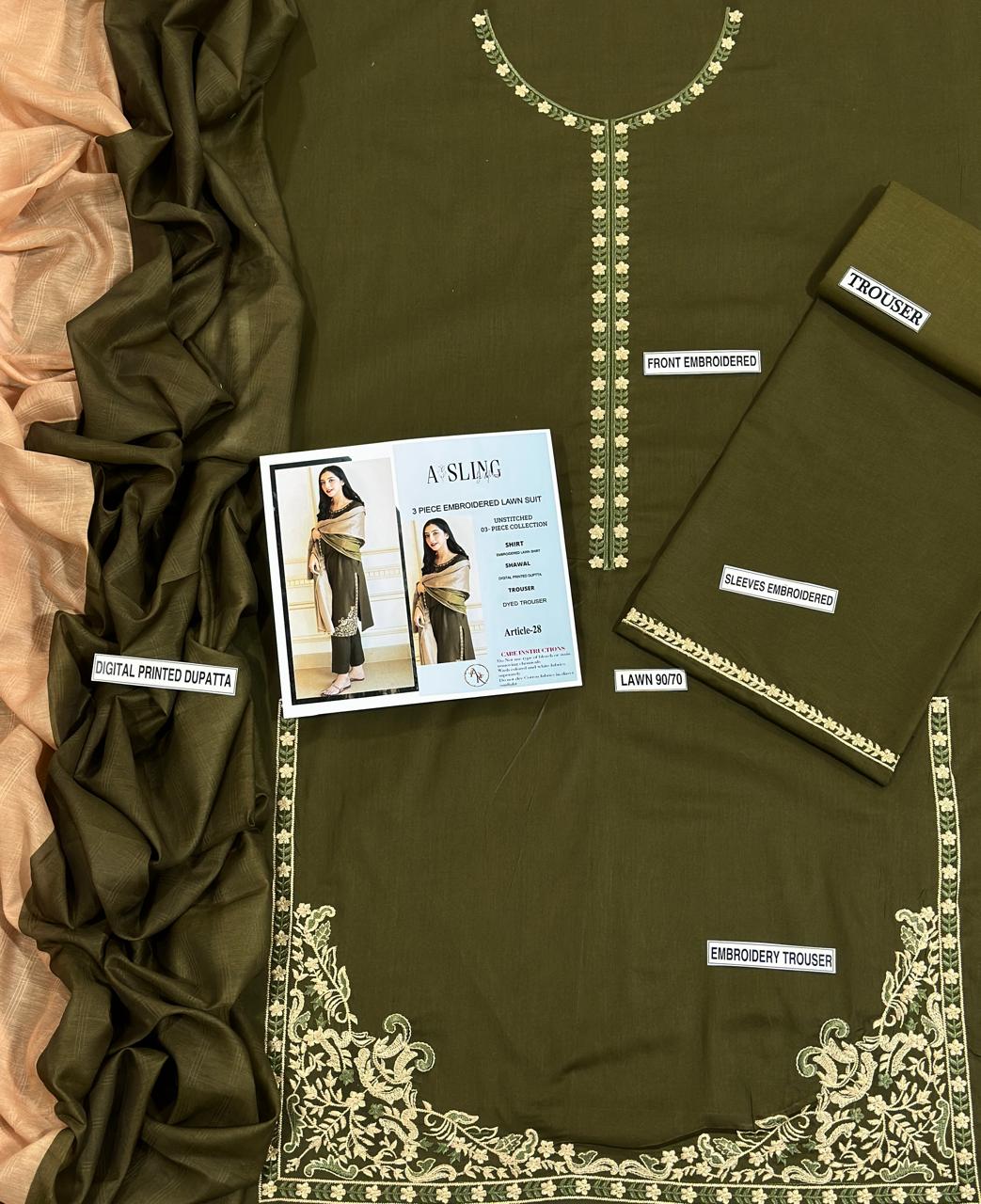 URGE, AIR JET 90/70 LAWN EMBROIDERED COLLECTION