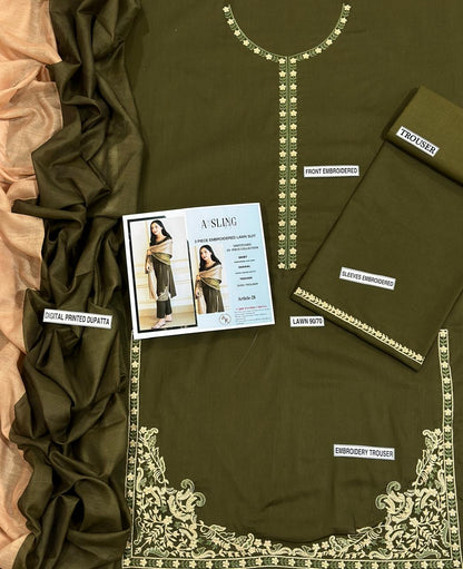 URGE, AIR JET 90/70 LAWN EMBROIDERED COLLECTION