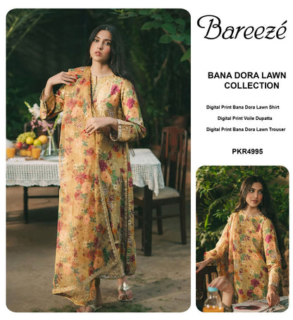 BAREEZE 💯💯**Summer Collection 2026* LAWN 90/70*
AIR JET BANA DORA*