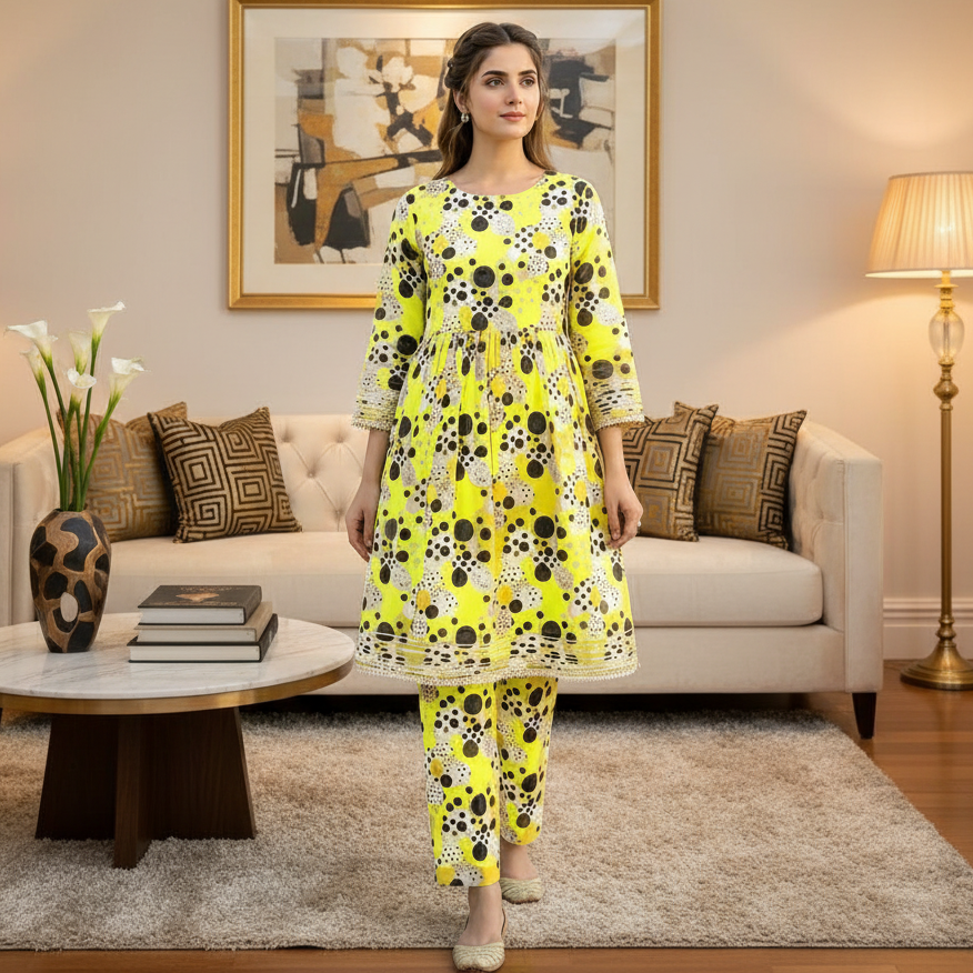 RUPAS, Digital Print fine Lawn, Shirt & Trouser
