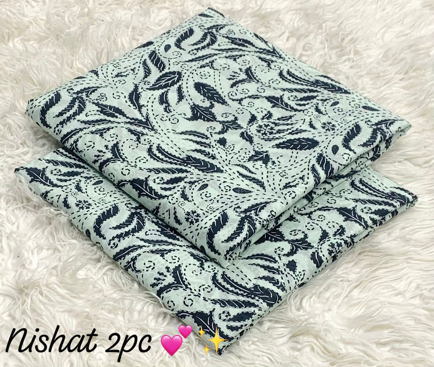 Nishat lawn shirt & trouser 12 colors