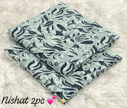 Nishat lawn shirt & trouser 12 colors