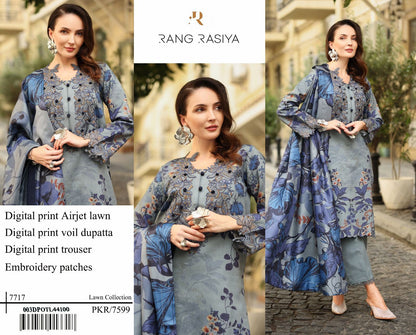 RANG RASIA LUXURY DIGITAL PRINT AIRJET LAWN 90/70
