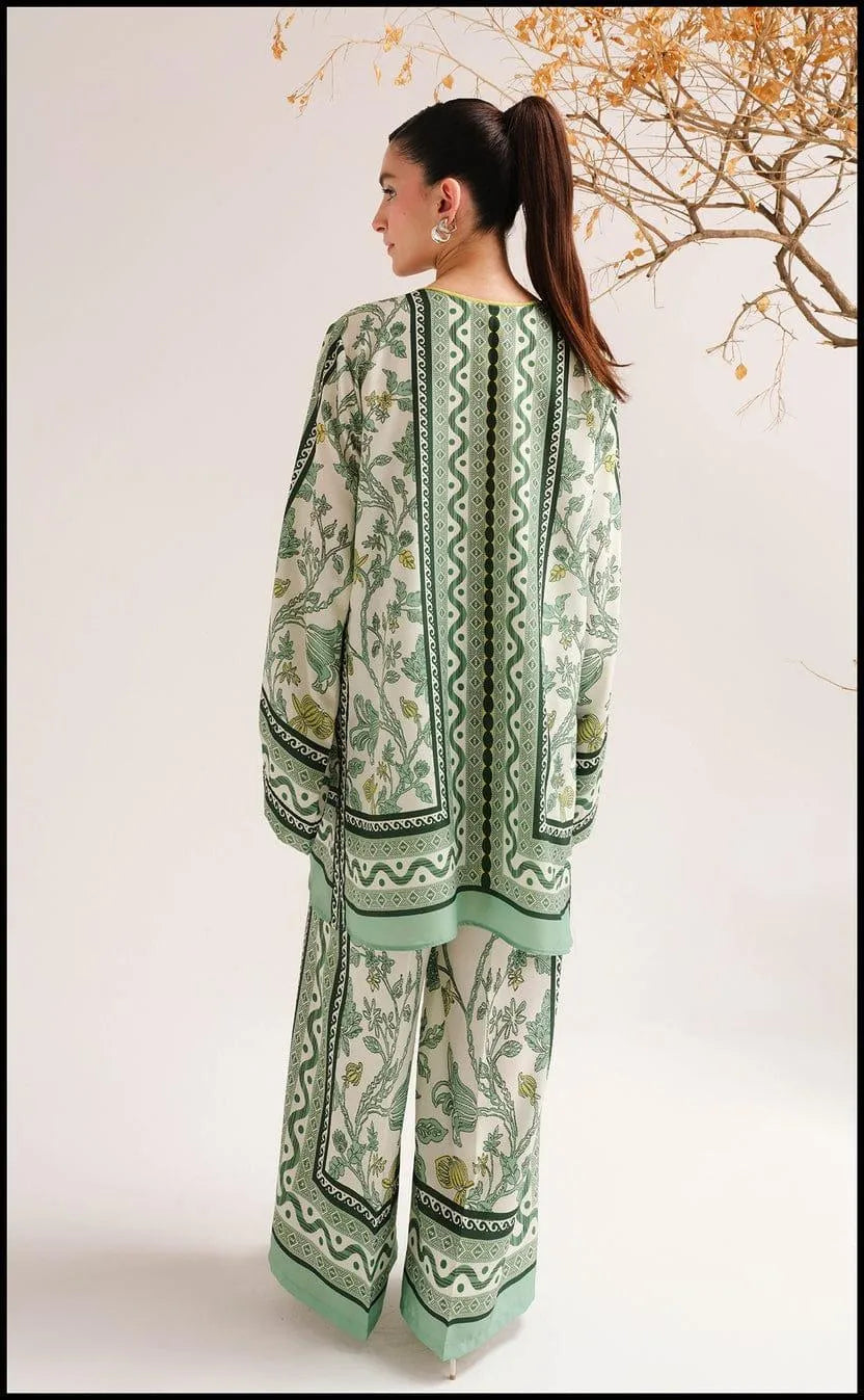 Swiss lawn printed shirt and trouser