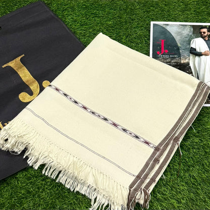 Men's pure wool shawl